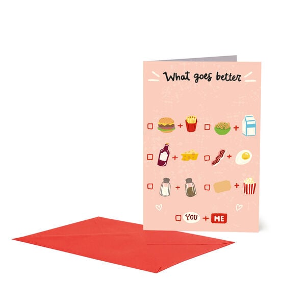 Greeting Card - Large - Love&Friendship - Food