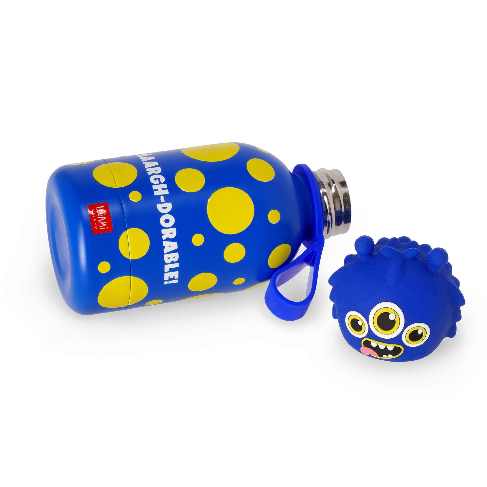 MNSRUU Frosch-Design Thermoskanne 600 Ml – Edelstahl, Doppelwandig, Mit Strohhalm, Auslaufsicher