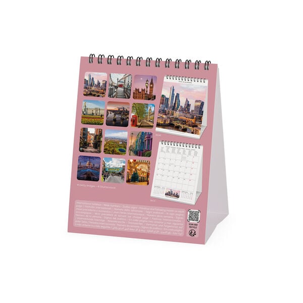 Calendario da Tavolo 2027 - 12 x 14,5 cm - London
