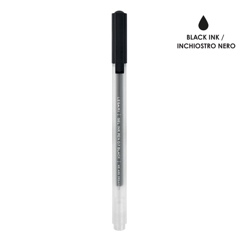 Gel Ink Pen Penna Gel Con Inchiostro Blu Black Legami Com