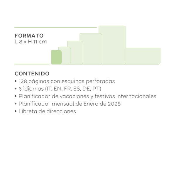Agenda de 12 Meses Semanal  Mini 2027 - Sunset Vibes