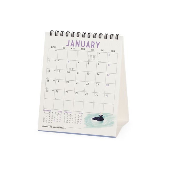 Calendario da Tavolo 2027 - 12 x 14,5 cm - Rome