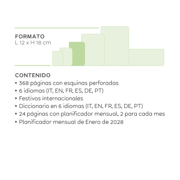 Agenda de 12 Meses Diaria Medium 2027 - Eclectic Blue