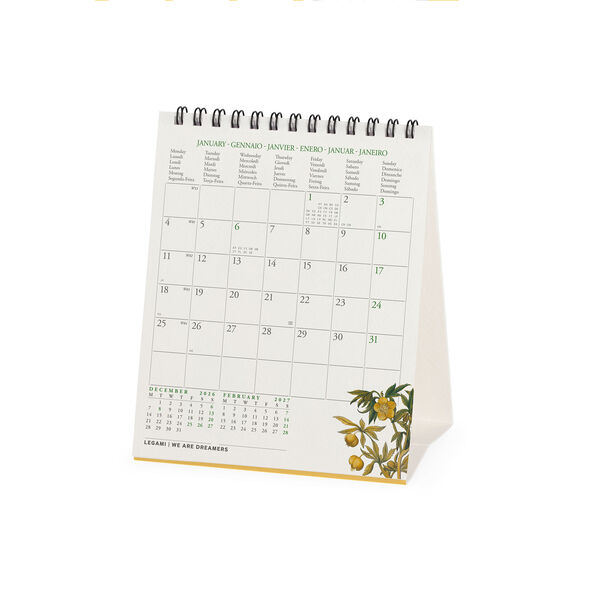 Calendario da Tavolo 2027 - 12 x 14,5 cm - Herbarium