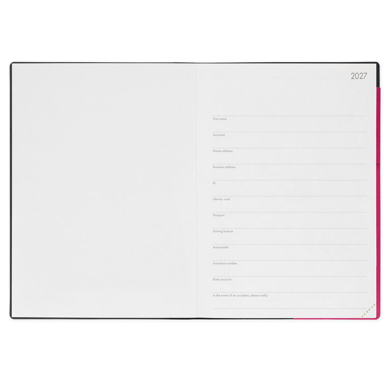 Agenda 12 Mesi Settimanale Maxi 2027 - Raspberry Jam Agenda 12 Mesi Settimanale Maxi 2027 - Raspberry Jam