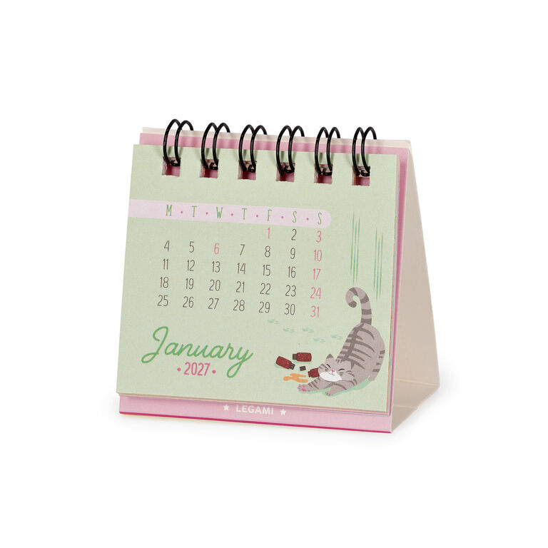 Micro Calendar - 2027 - Kitty Micro Calendar - 2027 - Kitty