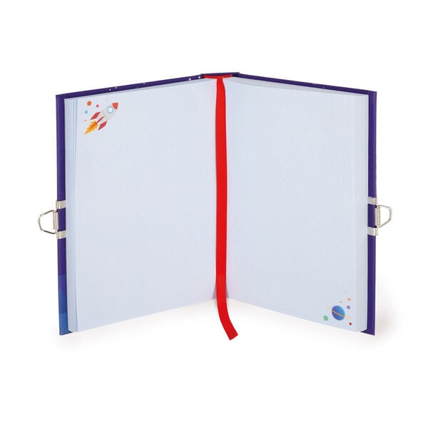 Secret Diary with Padlock and Illustrated Hard Cover - Space - My Secret Diary