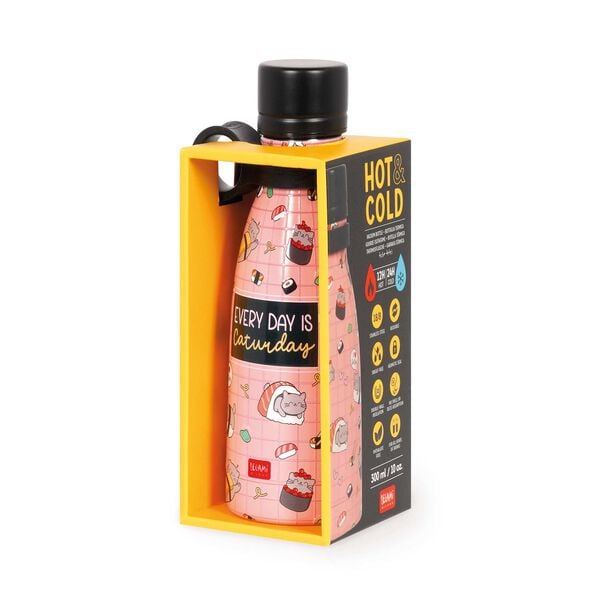300 ml Mini Vacuum Bottle - Sushi Cat - Hot & Cold