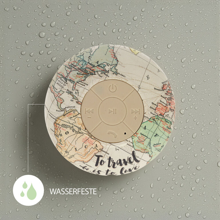 Wasserfester Bluetooth®-Lautsprecher mit Freisprecheinrichtung Travel - Singing In The Shower Wasserfester Bluetooth®-Lautsprecher mit Freisprecheinrichtung Travel - Singing In The Shower