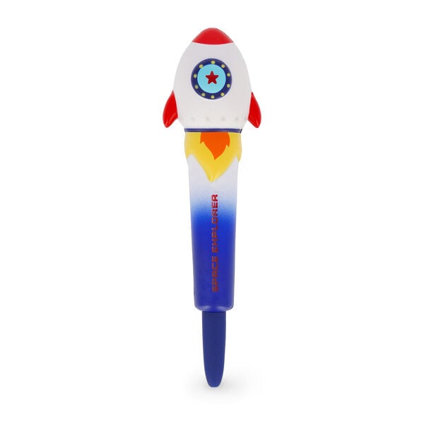 "Space Explorer" Rocket Squishy Gel Pen - Squeezies "Space Explorer" Rocket Squishy Gel Pen - Squeezies