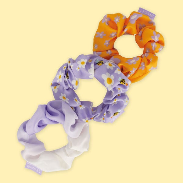 Set of 3 Bee Hair Scrunchies - Hair We Are!