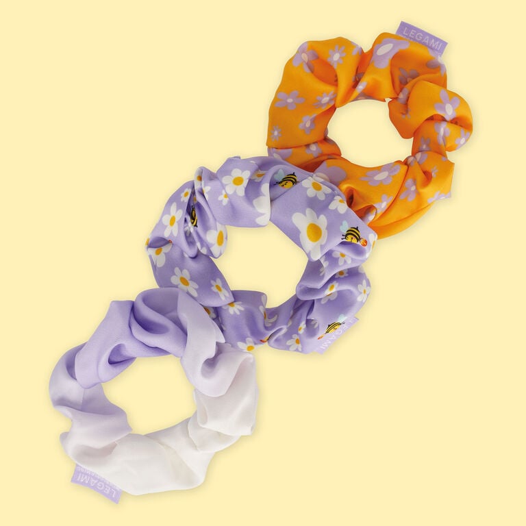 Set of 3 Bee Hair Scrunchies - Hair We Are!