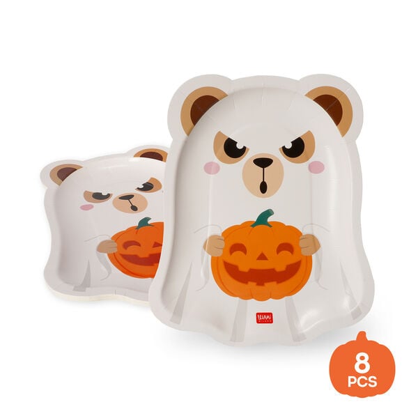 Set de 8 Platos de Papel - Boo Appétit! Set de 8 Platos de Papel - Boo Appétit!