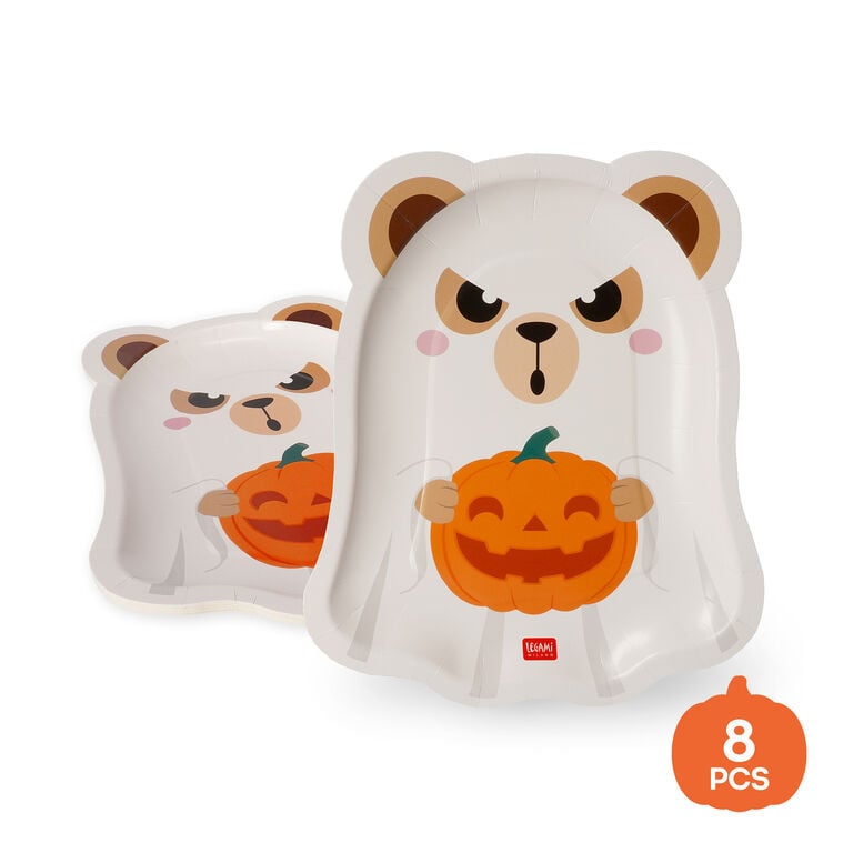 Set de 8 Platos de Papel - Boo Appétit! Set de 8 Platos de Papel - Boo Appétit!