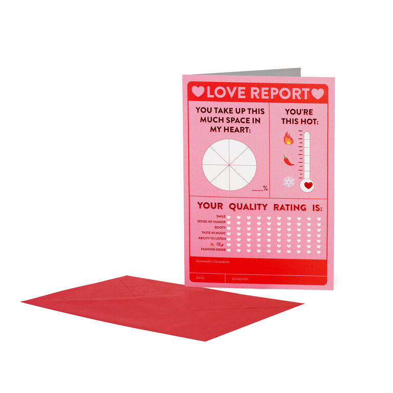 Glückwunschkarte - Large - Love&Friendship - Greeting Card - Love Report