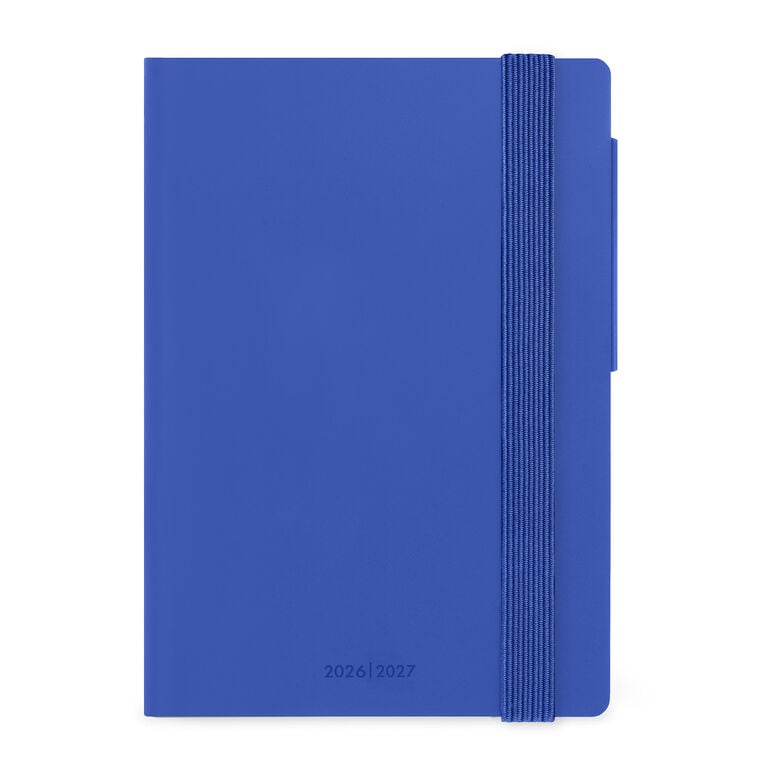 16-Month Small Daily Diary for 2026/2027 - Eclectic Blue