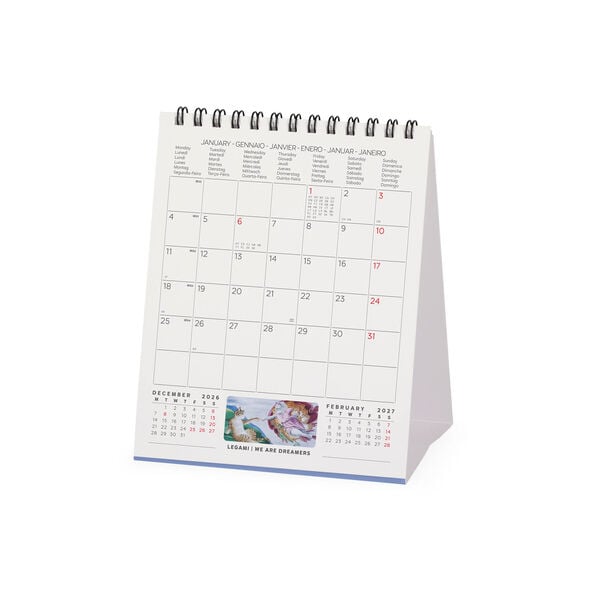 Calendario da Tavolo 2027 - 12 x 14,5 cm - Mastercats
