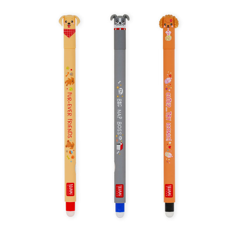 Set de 3 Stylos Effaçables - Erasable Pen - Fur-ever Friends