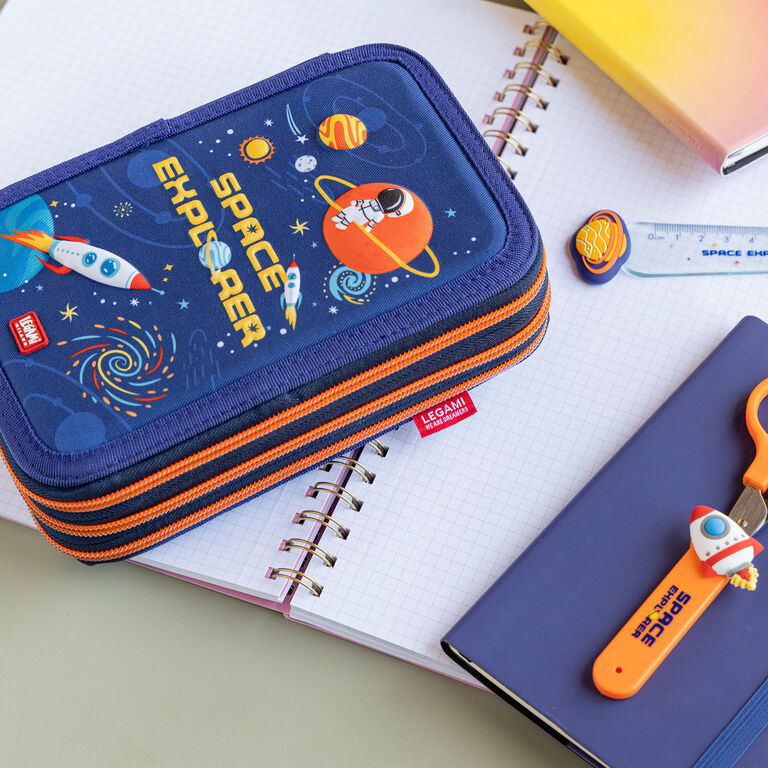 FedermÀppchen mit 3 FÀchern - Space + 2 Erasable Pen FedermÀppchen mit 3 FÀchern - Space + 2 Erasable Pen