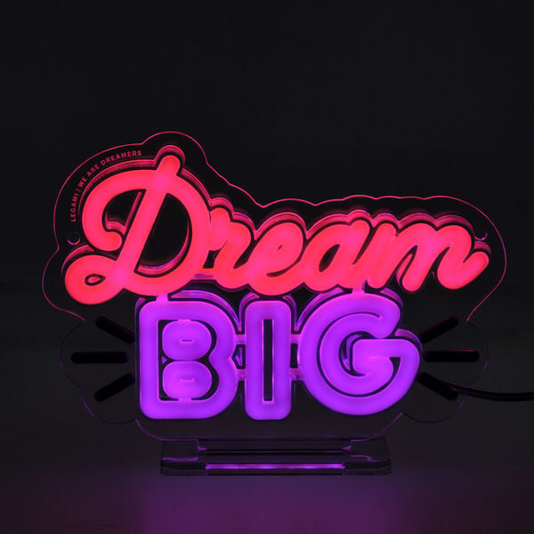 Mini-LED-Leuchtschild mit Neon-Effekt - It's a Sign Mini - Dream Big Mini-LED-Leuchtschild mit Neon-Effekt - It's a Sign Mini - Dream Big