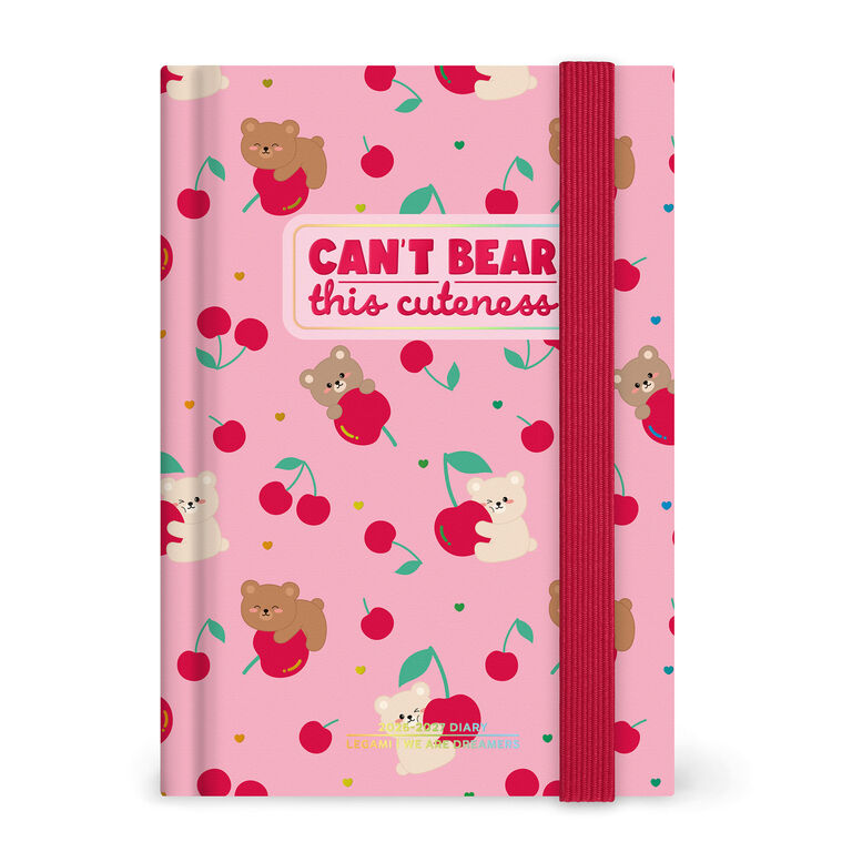 16-Month Daily Photo Diary for 2026/2027 - Teddy Bear Pink - Small