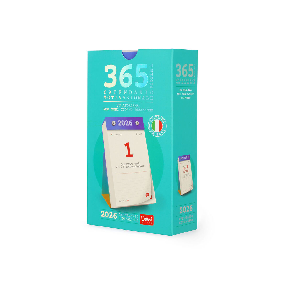 Legami - Daily Calendar 2026, Calendar With Aphorisms, Aphorisms