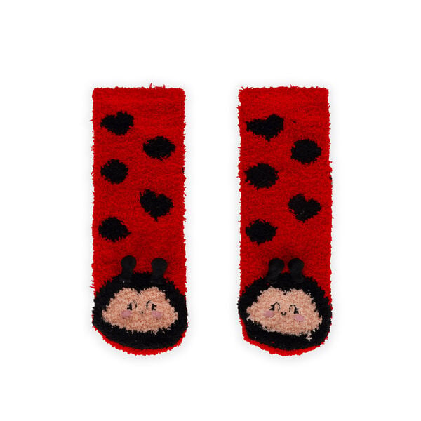 Non-Slip Ladybug Socks for Kids - It's a Match! Non-Slip Ladybug Socks for Kids - It's a Match!