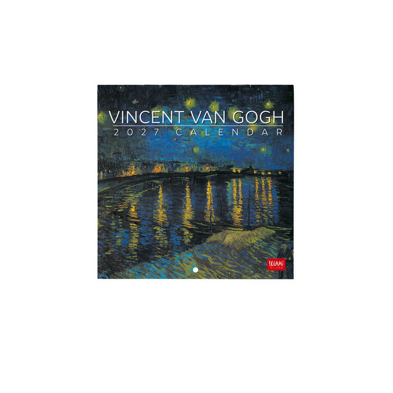 Calendario da Parete 2027 - 18 x 18 cm - Vincent Van Gogh