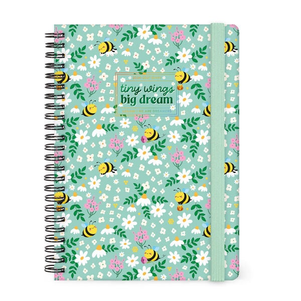 Agenda Semanal 2026/2027 16 Meses - Bee - Con Espiral - Large