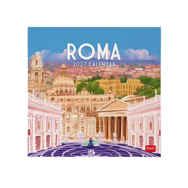 Calendario da Parete 2027 - 30 x 29 cm - Roma