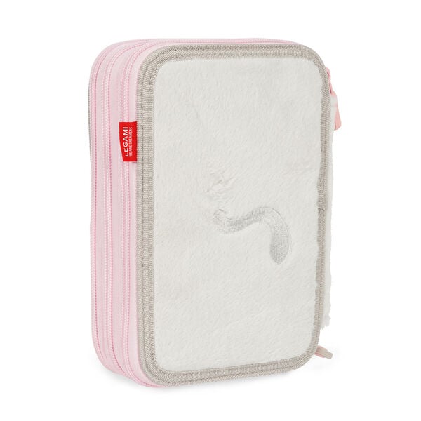 Pencil Case with Three Compartments - 3, 2, 1... Triple Fun - Kitty Pencil Case with Three Compartments - 3, 2, 1... Triple Fun - Kitty