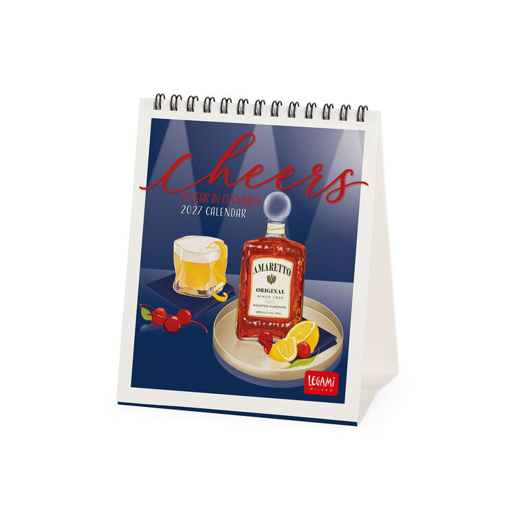 Calendario da Tavolo 2027 - 12 x 14,5 cm - Cheers Calendario da Tavolo 2027 - 12 x 14,5 cm - Cheers