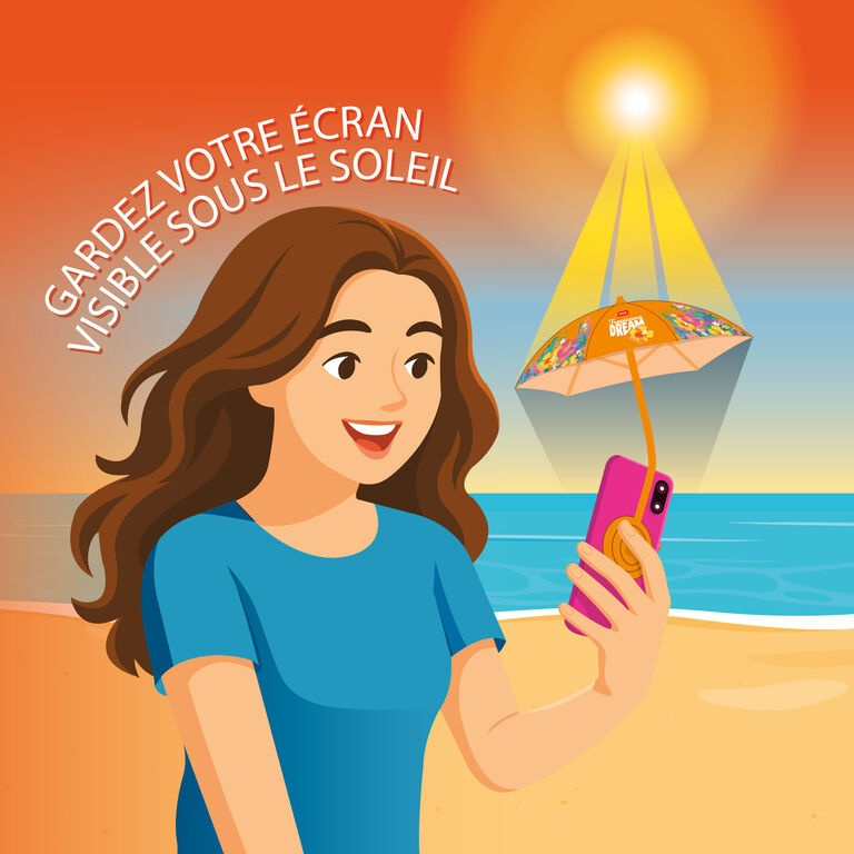 Parapluie Magnétique Pour Smartphone