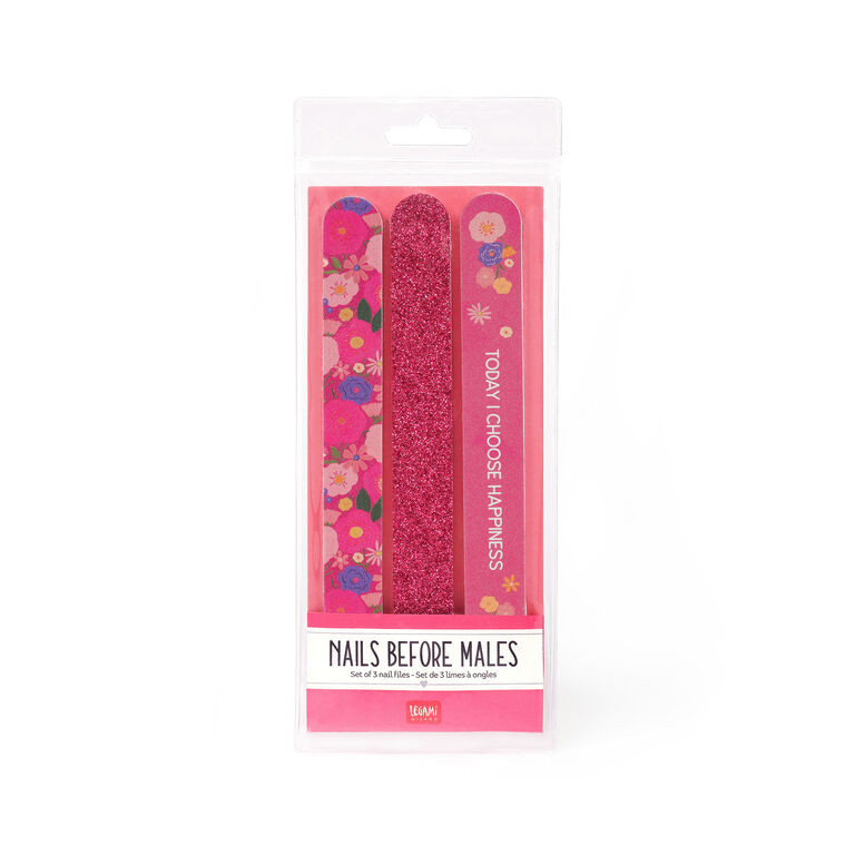 Set de 3 Limas de Uñas Flowers - Nails Before Males