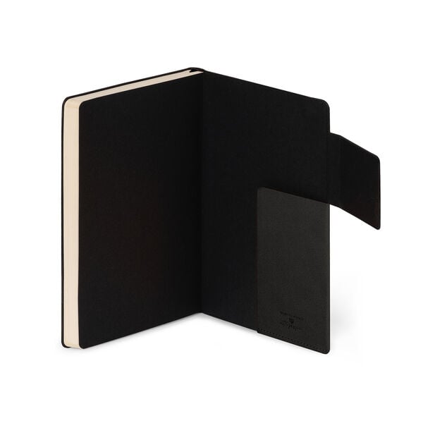 Lined Notebook with Monochrome Soft Cover - Black Suit - My Notebook