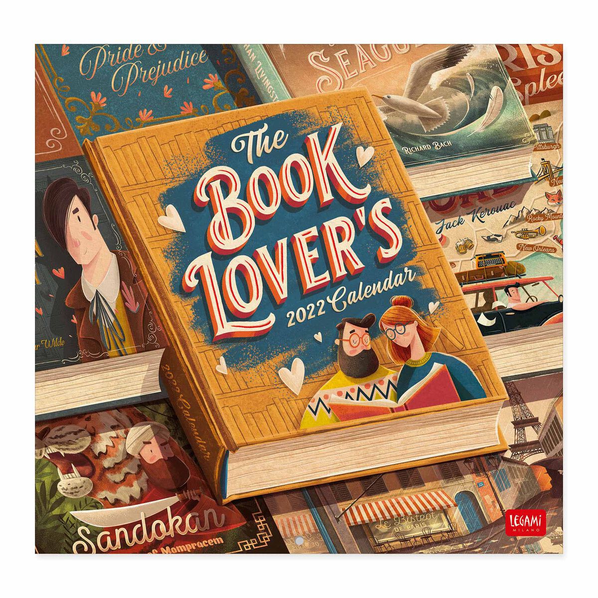 Book Lovers Calendar 2023 Wall Calendar 2022 - 30 X 29 Cm Book Lovers | Legami.com