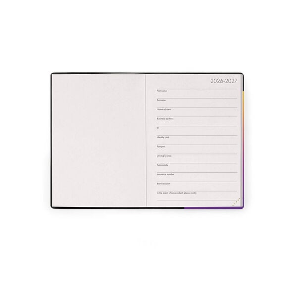 Agenda Semanal 2026/2027 16 Meses - Sunset Vibes - Small Con Libreta