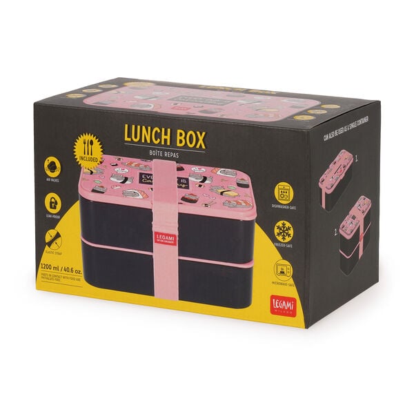 1200 ml Lunch Box - Sushi Cat - Lunch Box
