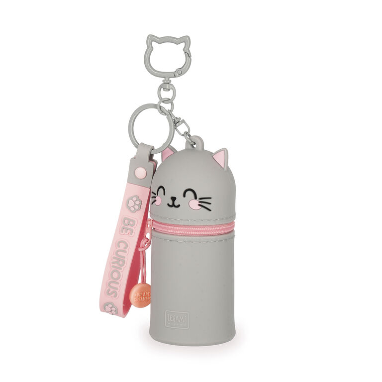 Münztasche mit Schlüsselanhänger Kitty - Mini Kawaii