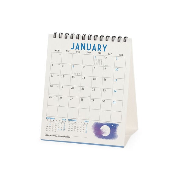 Calendario da Tavolo 2027 - 12 x 14,5 cm - Milano