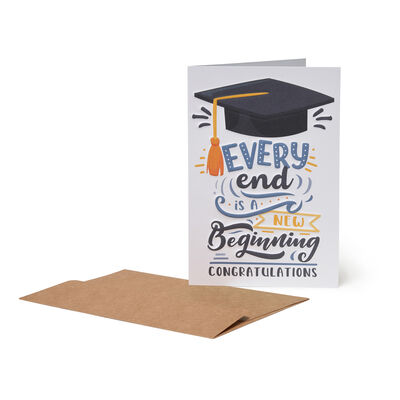 Greeting Card - New Beginning - Graduation