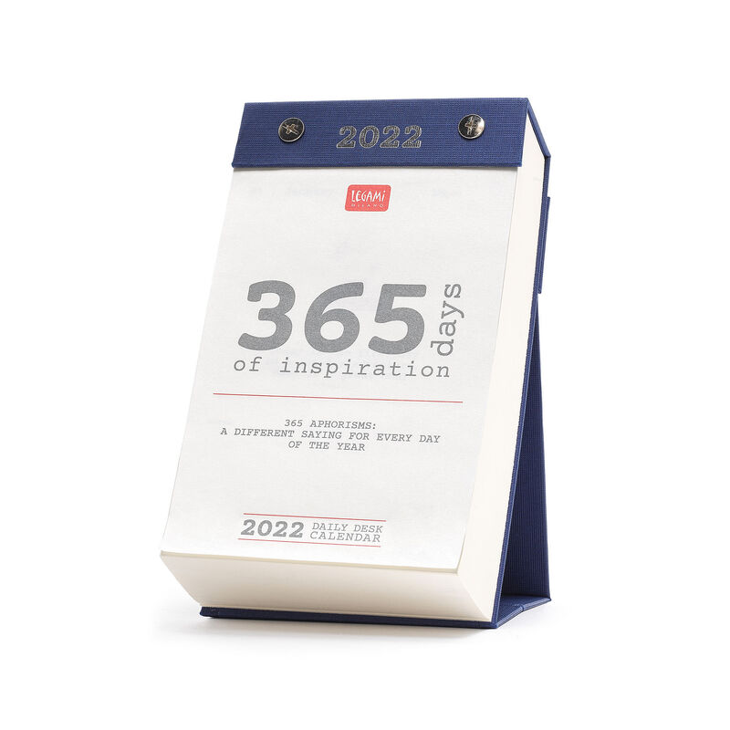 365 Day Calendar 2022 Daily Desk Calendar 2022 | Legami.com