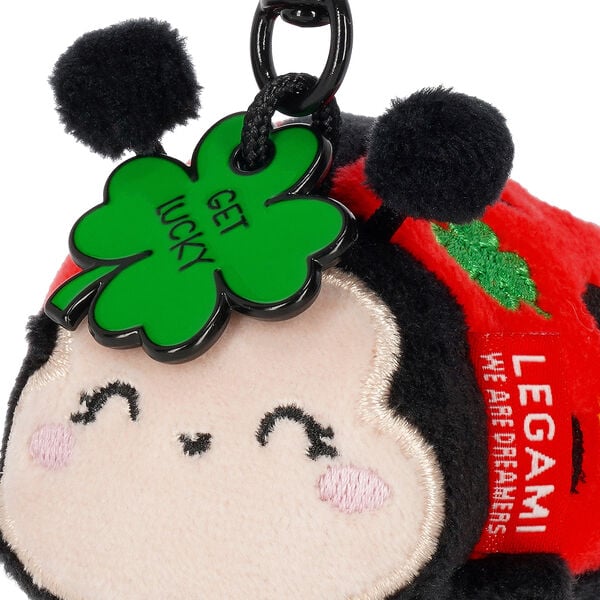 Ladybug Plush Key Ring - Tiny Super Soft!
