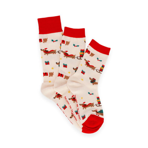 Calzini di Natale Dachshund Taglia 41-47 - It's a Match!