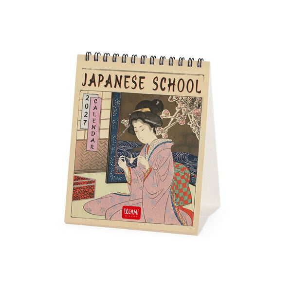 Calendario da Tavolo 2027 - 12 x 14,5 cm - Japanese School