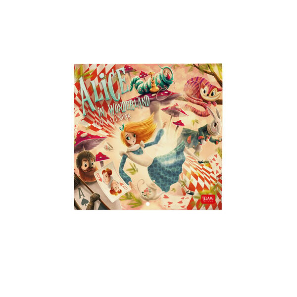 Calendario da Parete 2027 - 18 x 18 cm - Alice in Wonderland Calendario da Parete 2027 - 18 x 18 cm - Alice in Wonderland