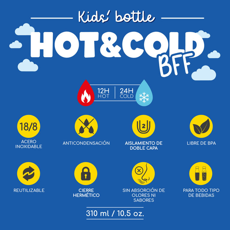 Botella Térmica Infantil - Giraffe - Hot&Cold BFF Botella Térmica Infantil - Giraffe - Hot&Cold BFF