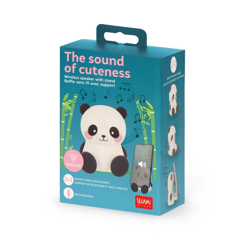 Speaker Wireless con Supporto - Panda - The Sound of Cuteness