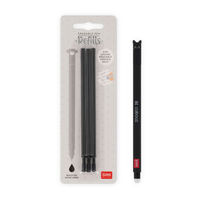 Kitty Erasable Pen Set with Black Refill