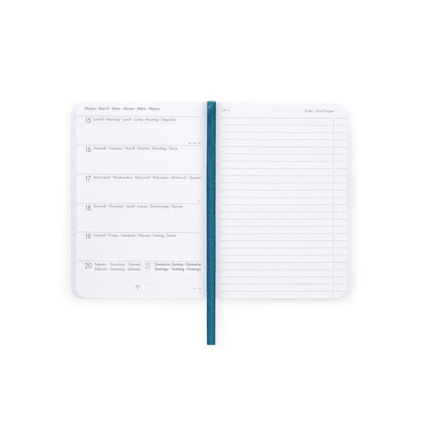 Agenda Semanal Fotográfica 2026/2027 16 Meses - Travel Stickers - Small Con Libreta